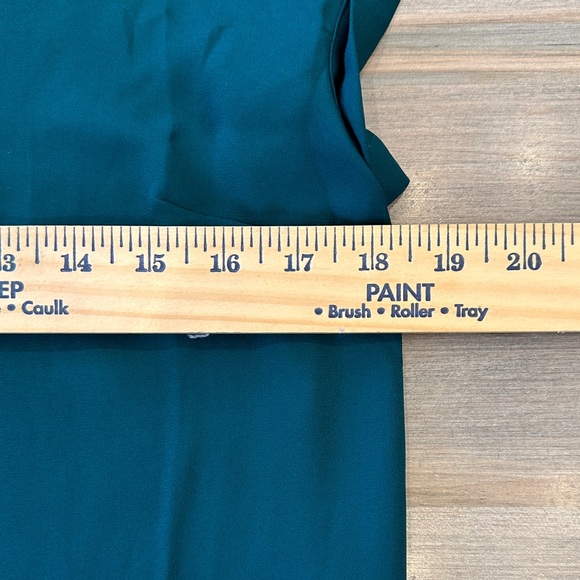 Fortune + Ivy Deep Teal Buttoned Blouse - Picture 7 of 8